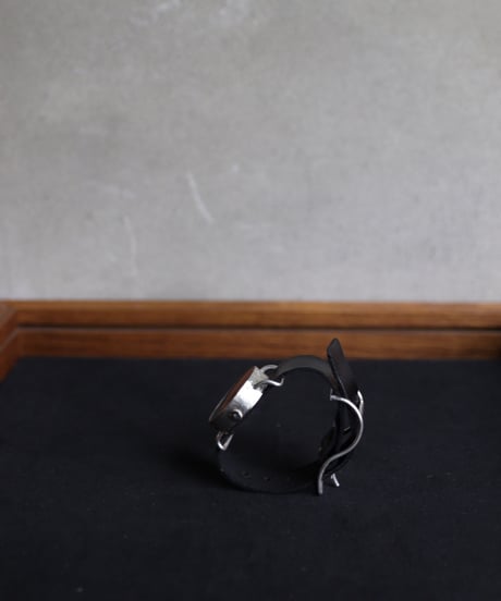 cavane Accessories / Silver925 Leather bangle watch" CIRCLE " 時計 / ca-25900