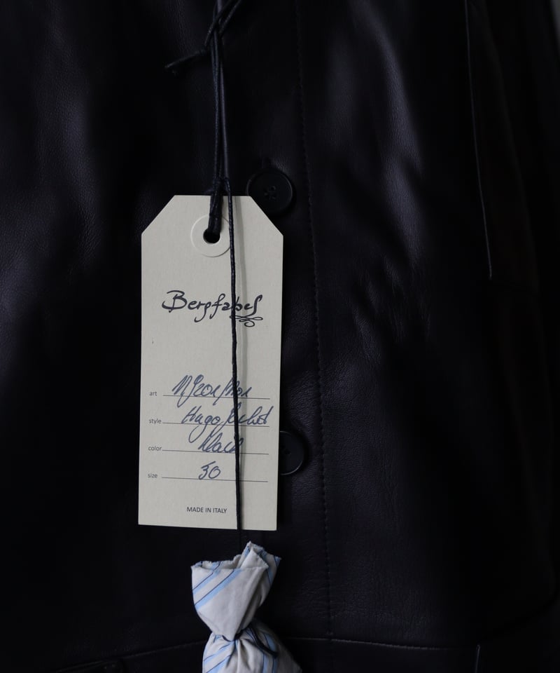 Bergfabel バーグファベル / Leather Hugo Jacket 革ジャケット/