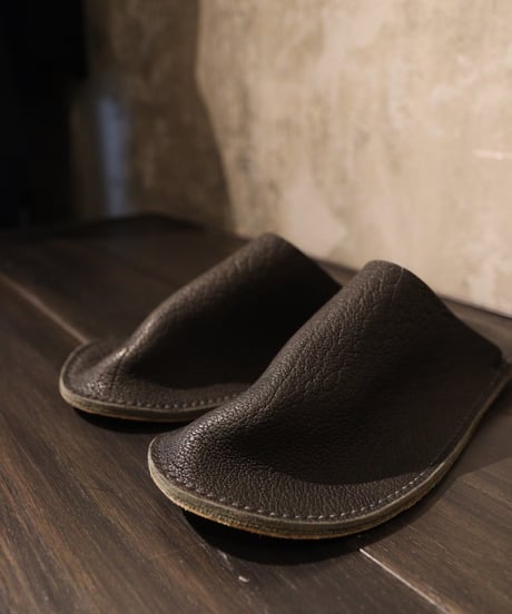 TATAROU x CAVANE 20TH ANNIVERSARY / Limited Leather-slippers革スリッパ / Tat-24001