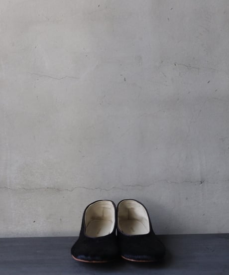 TATAROU with cavane limited shoes / Flat shoes with horse hair靴 / Tat-25001