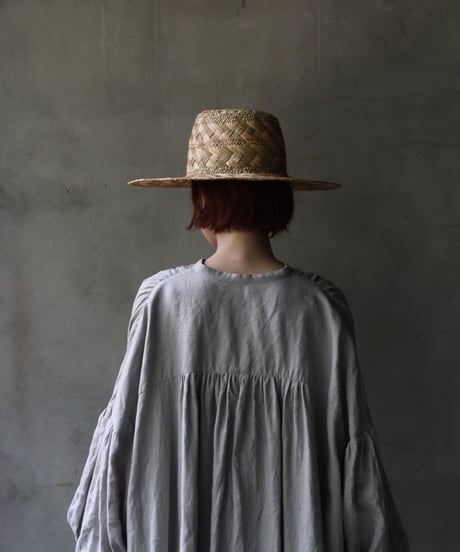 cavane キャヴァネ / Balloon sleeve dress linen100ワンピース / ca-25058