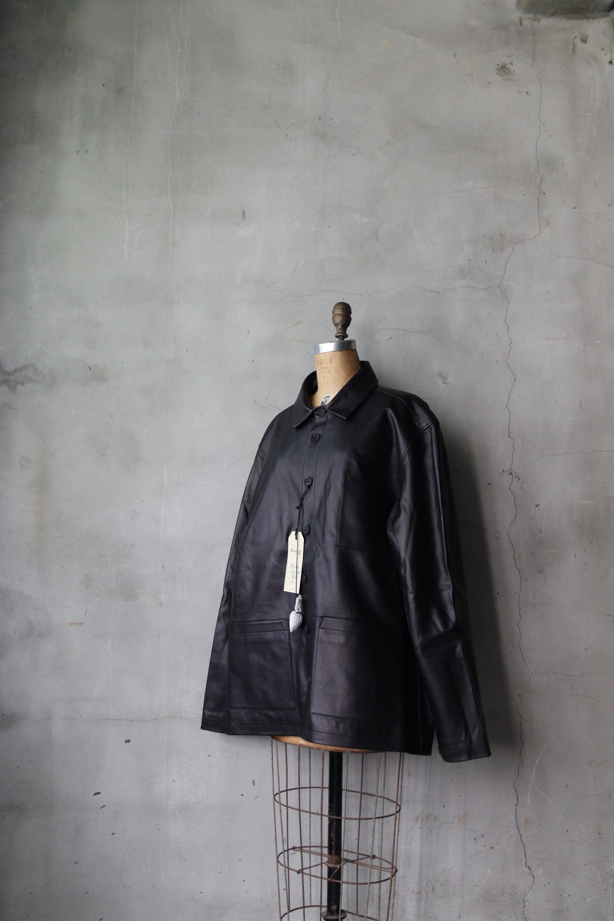 Bergfabel バーグファベル / Leather Hugo Jacket 革ジャケット/