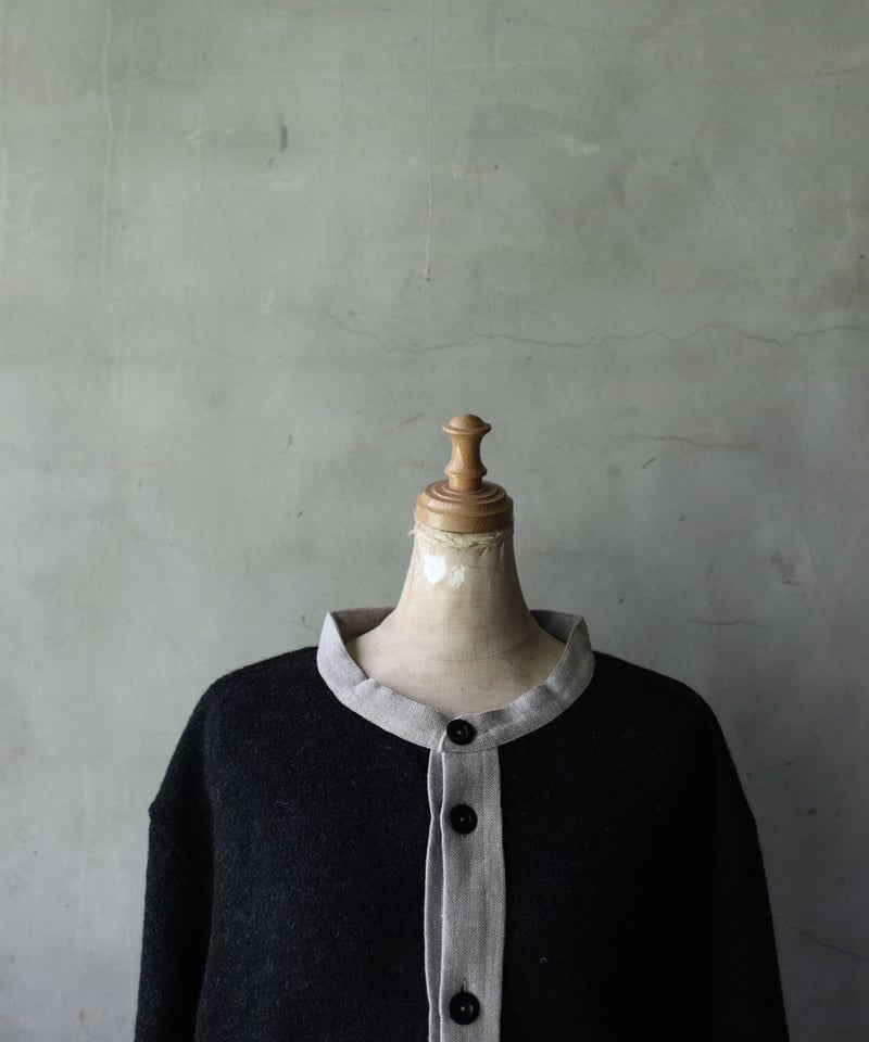 KLASICA クラシカ / Cleric 2tone Cardigan 