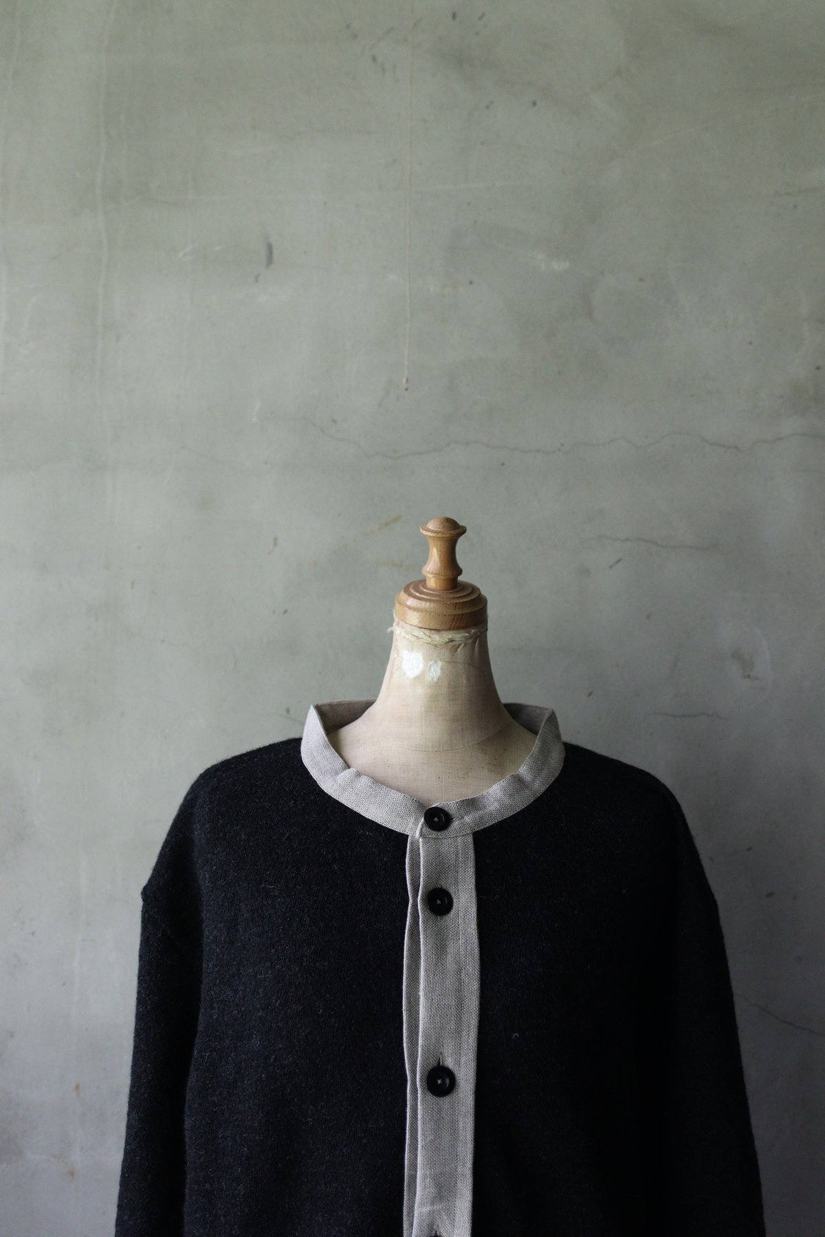 KLASICA クラシカ / Cleric 2tone Cardigan 