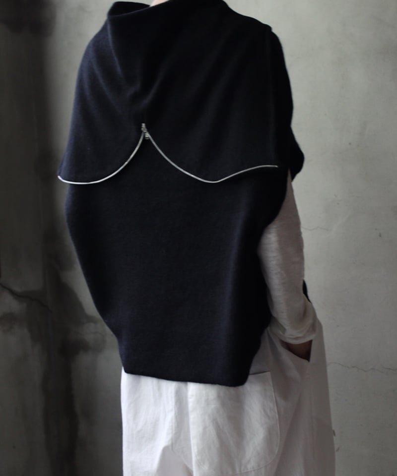 ネイティブビレッジ Shade of a tree ニットベスト No.15:Shade of a tree/Knit bloom vest | oeuf.f