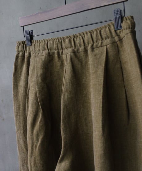 der antagonist デ アンタゴニスト / Wide Sailor Pants linen100パンツ/ P22BLFG26