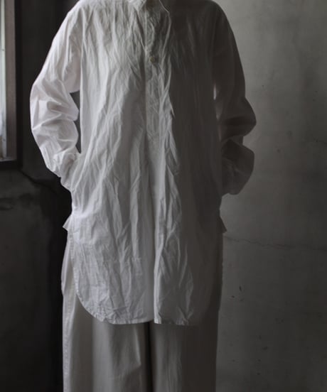 cavane キャヴァネ / Chemise Maison With Col Cotton/Linenプルオーバーシャツ / ca-25052