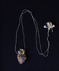 Antonia Rossi (Antomoon)/ Embroidered Heart Necklaceネックレス / An-25007