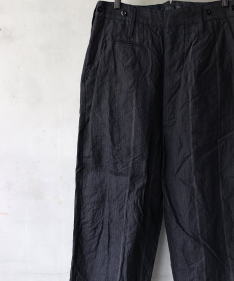 KLASICA クラシカ / Cut off Bold Straight Trousers "GALWAY" RSパンツ/ kl-25010