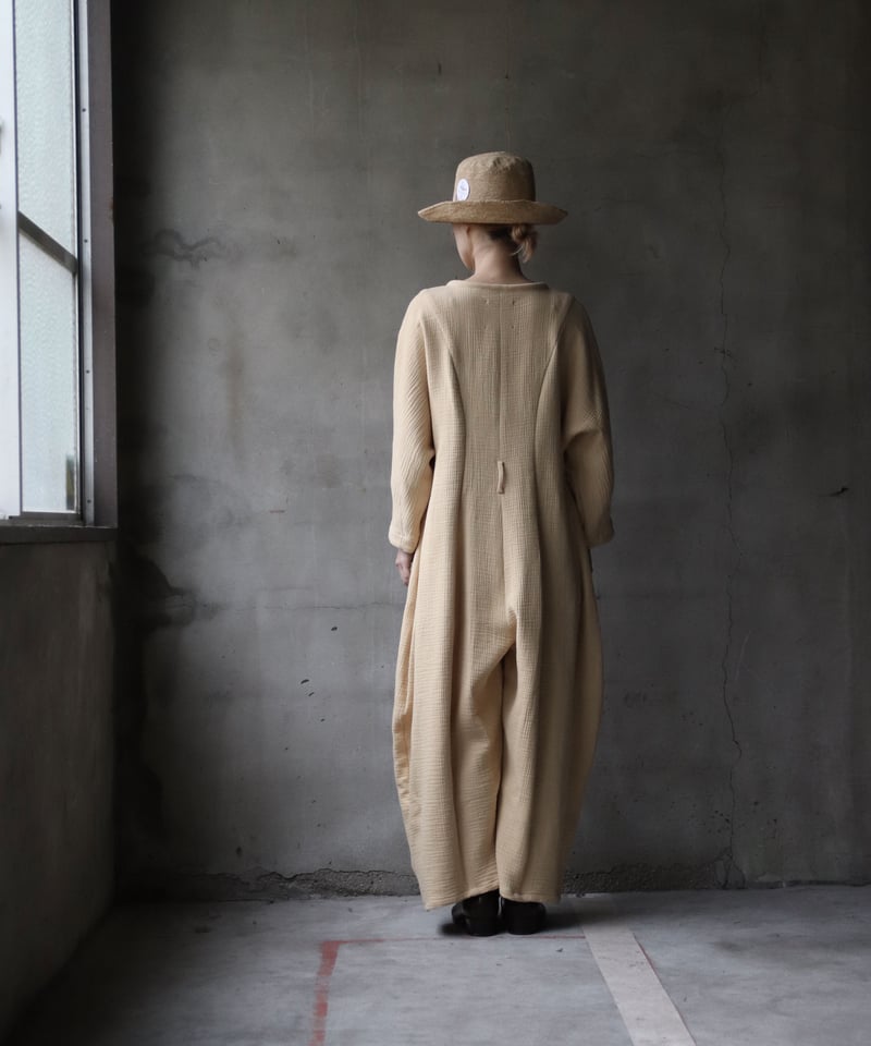 NATIVE VILLAGE/ layer gauzeオールインワン / na-21003