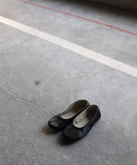 TATAROU with cavane limited shoes / Flat shoes with horse hair靴 / Tat-25001