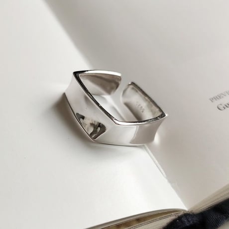 square silver925 ring