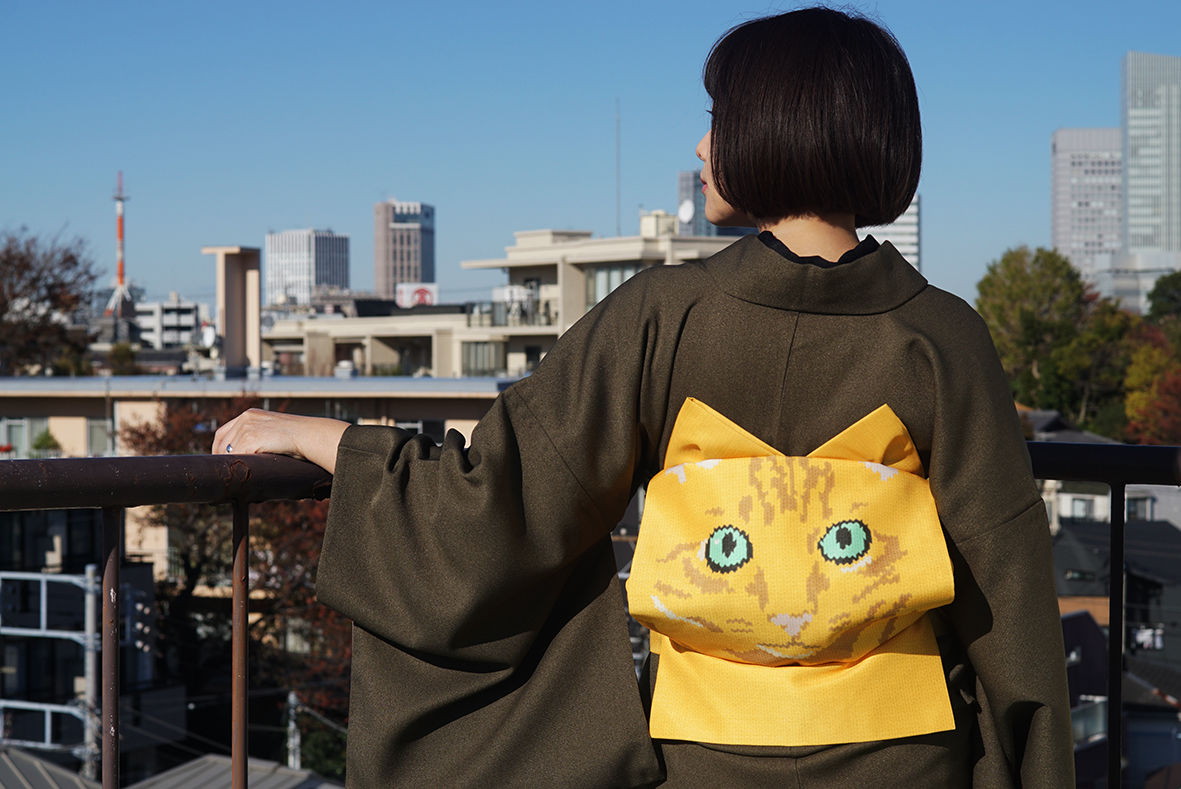 I love cat名古屋帯 チャトラ | highcaloryotome