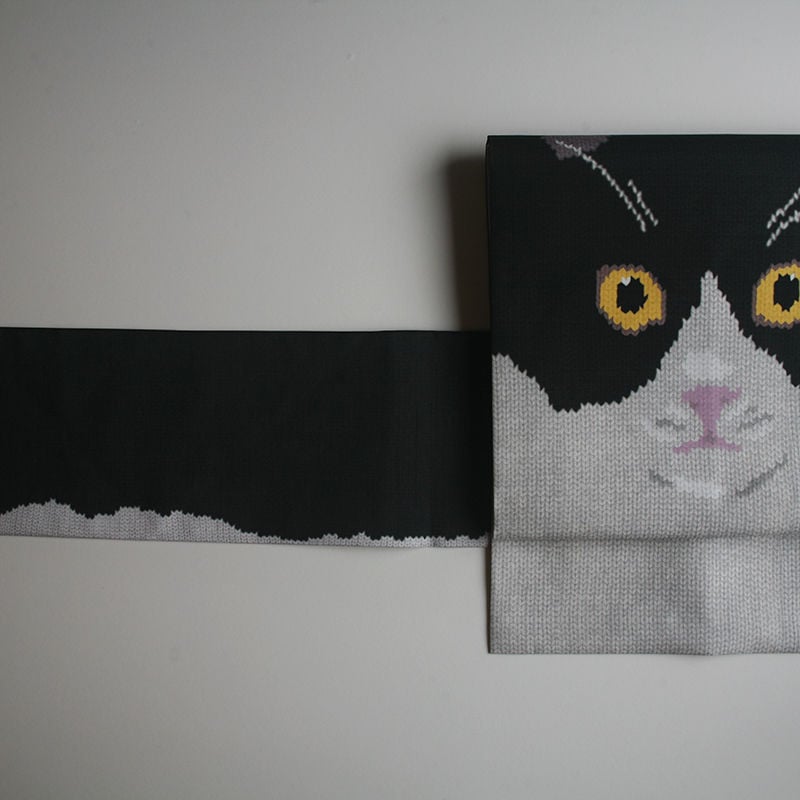 I love cat名古屋帯 ハチワレ | highcaloryotome