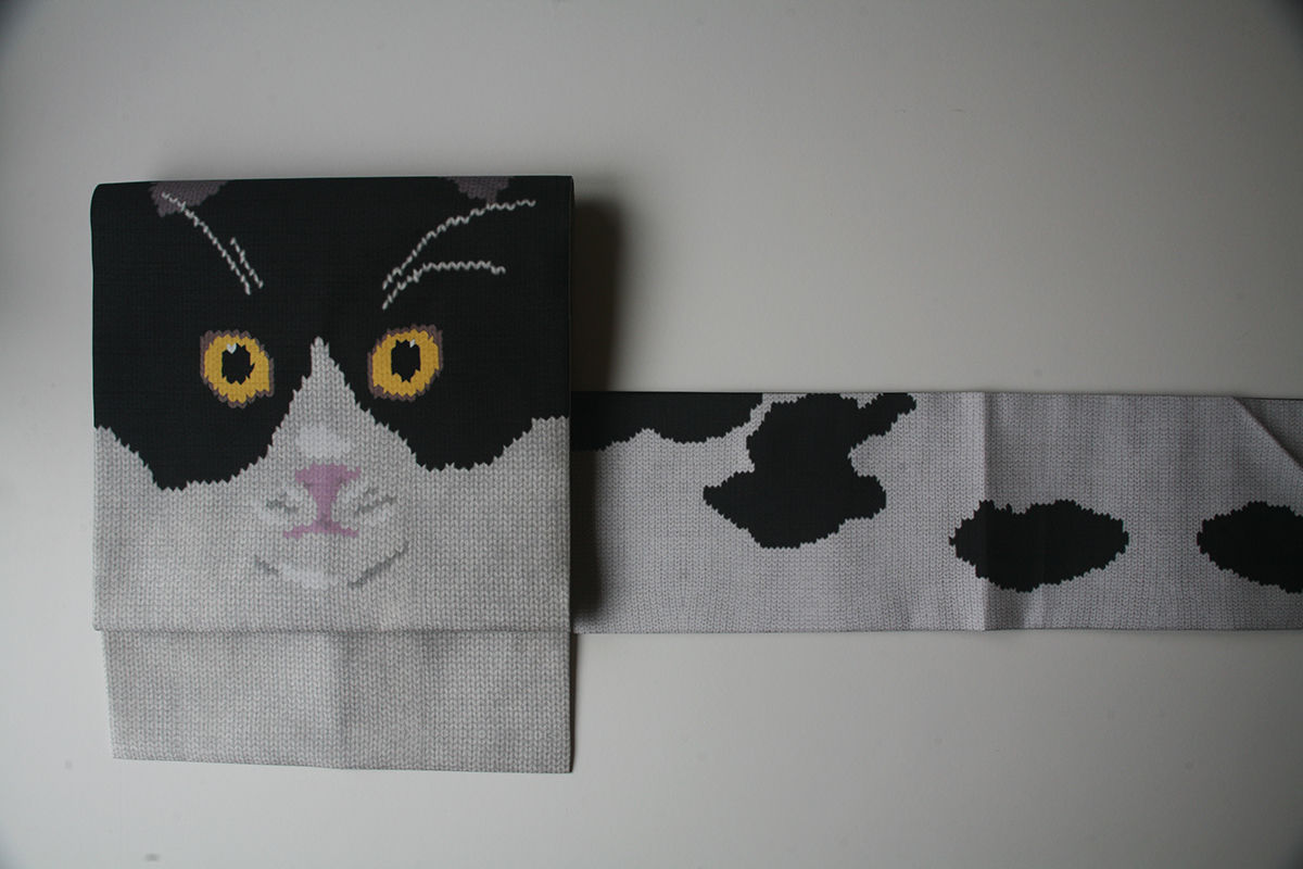 I love cat名古屋帯 ハチワレ | highcaloryotome