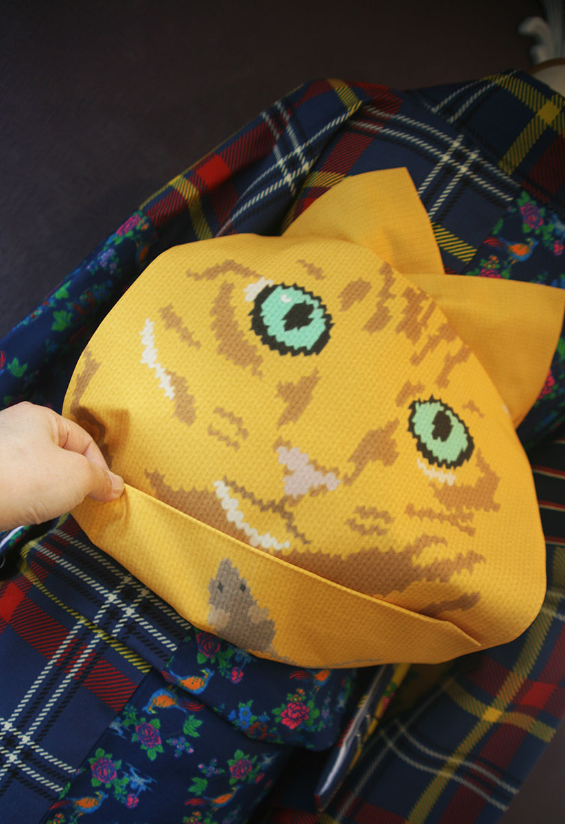 I love cat名古屋帯 チャトラ | highcaloryotome