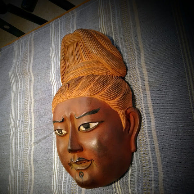ASYURA MASK「興福寺阿修羅王」中の坊中坊竜堂作古楽面 | 鹿鳴園rokumeien