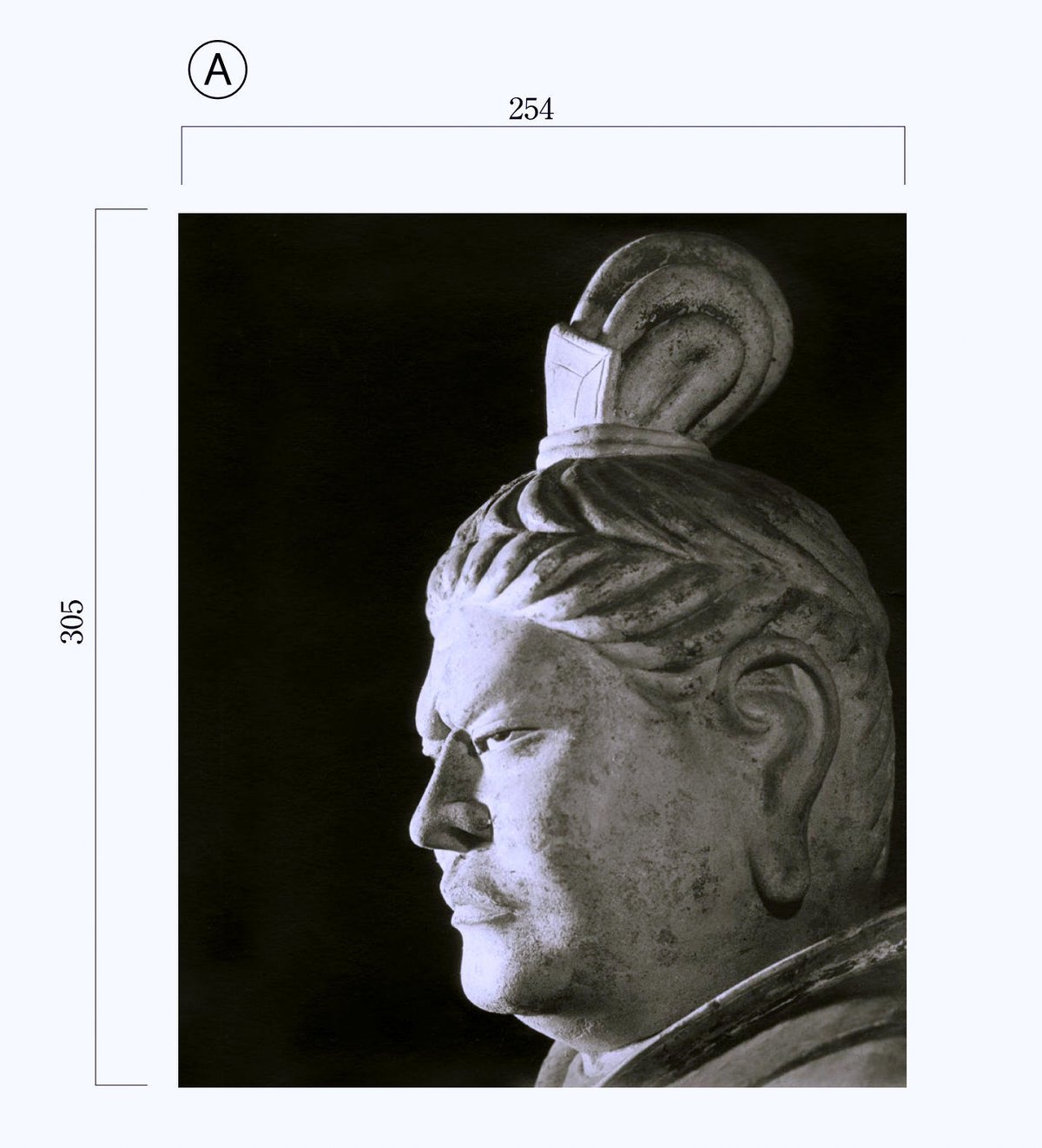 興福寺阿修羅」（全身）四つ切サイズハイブリッド仏像ポスター