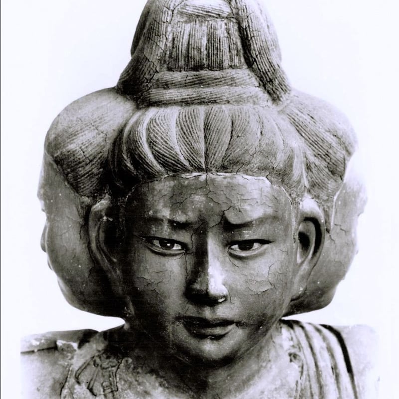 興福寺阿修羅」（御顔）四つ切サイズハイブリッド仏像ポスター | 鹿鳴