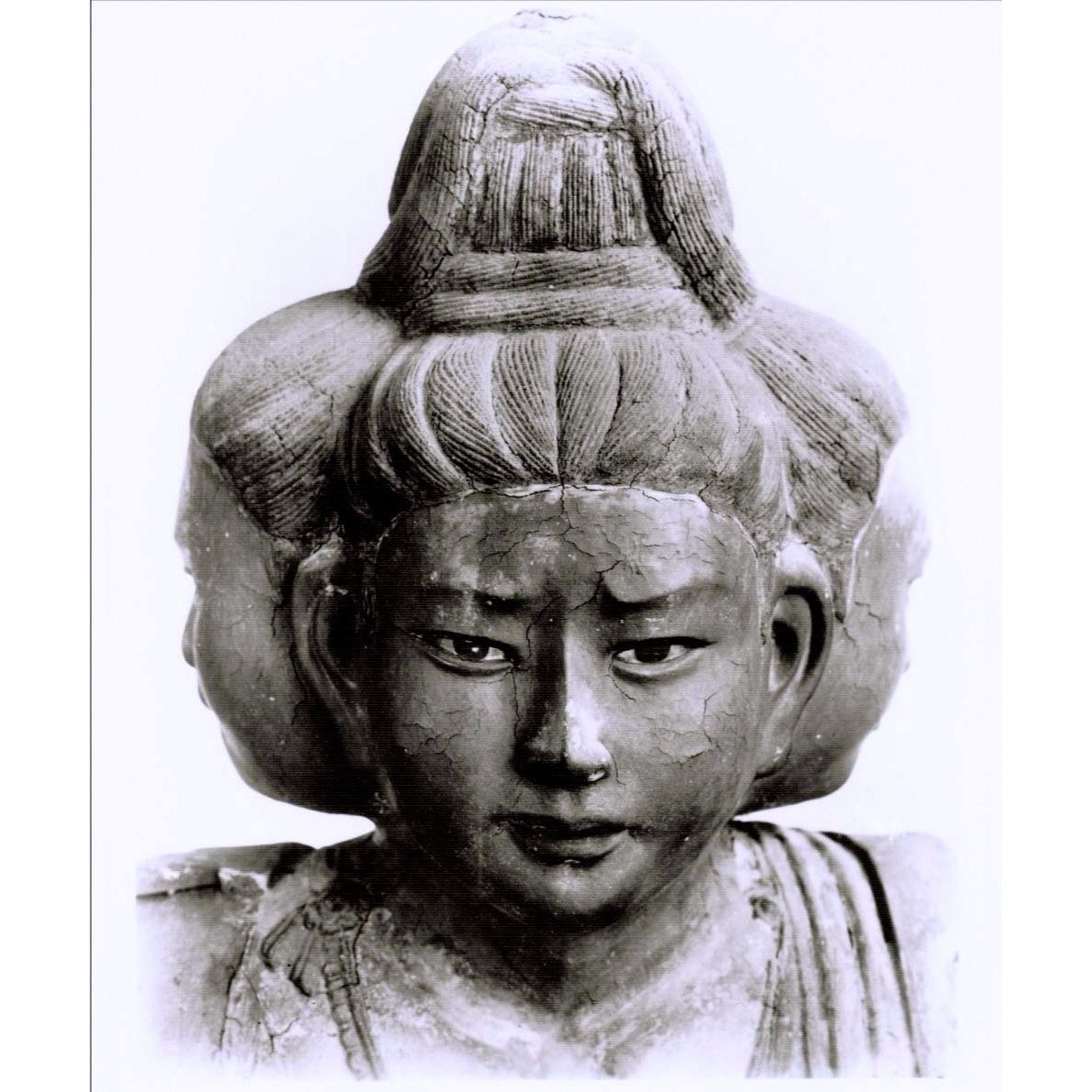 興福寺阿修羅」（御顔）全紙サイズハイブリッド仏像ポスター