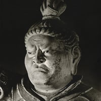 新薬師寺伐折羅大将」（御顔）四つ切サイズハイブリッド仏像ポスター