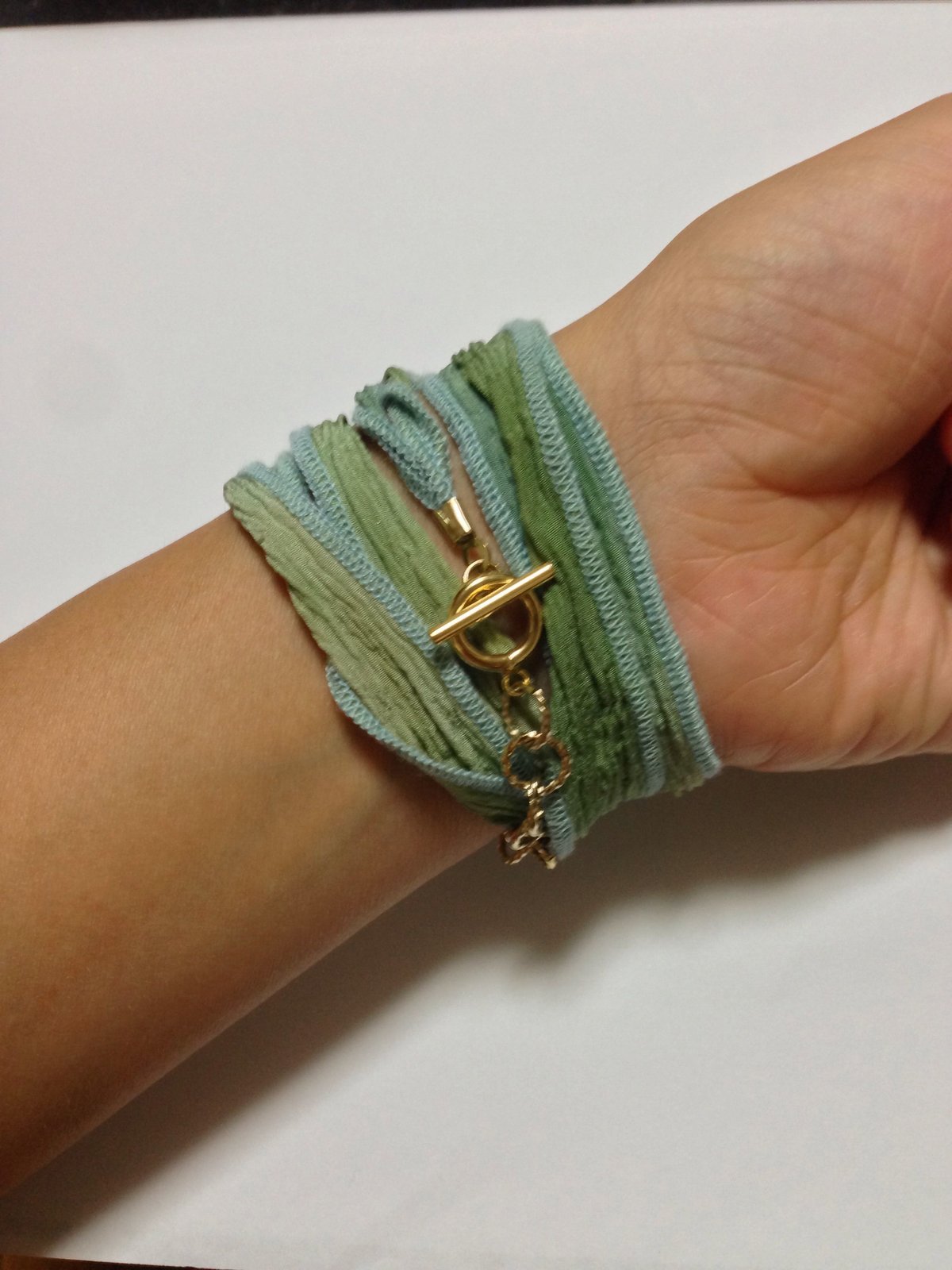 the GazettE シルクリボンブレスレット2014年PULSE WRIGG