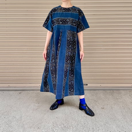 Ajrakh Print Summer Dress《Long / Midi》
