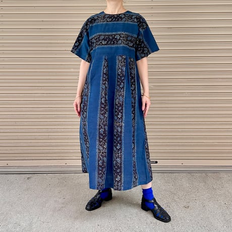 Ajrakh Print Summer Dress《Long / Midi》