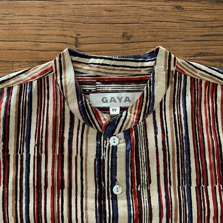 GAYA Renu, Short Kurta Shirt (Colorful Stripe)