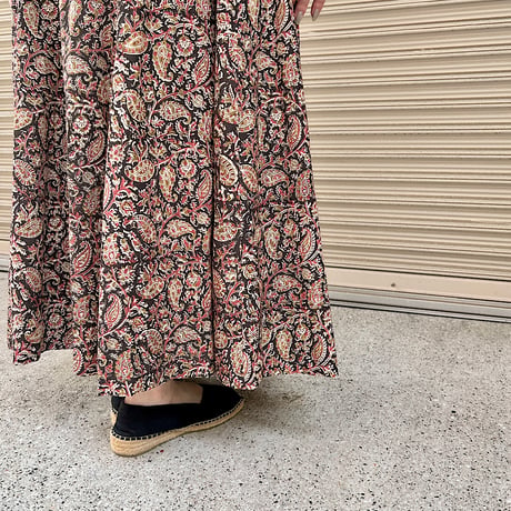 Kalamkari Block Printed Mermaid long Skirt