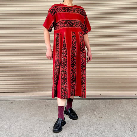 Ajrakh Print Summer Dress《Long / Midi》