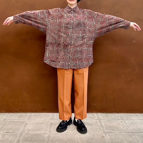 Modern Ajrakh Over Sized Shirt