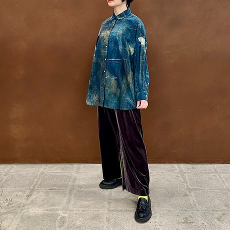 Modern Ajrakh Over Sized Shirt