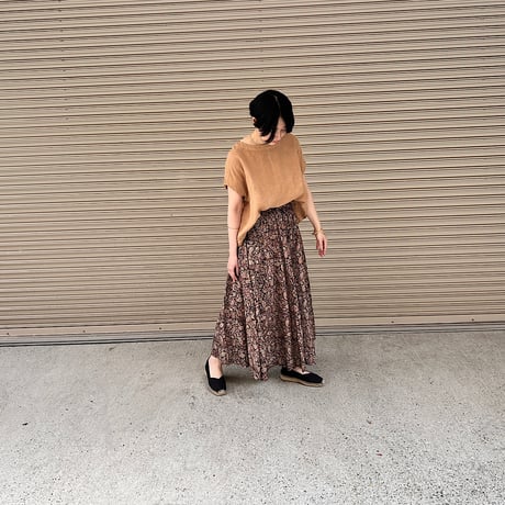 Kalamkari Block Printed Mermaid long Skirt