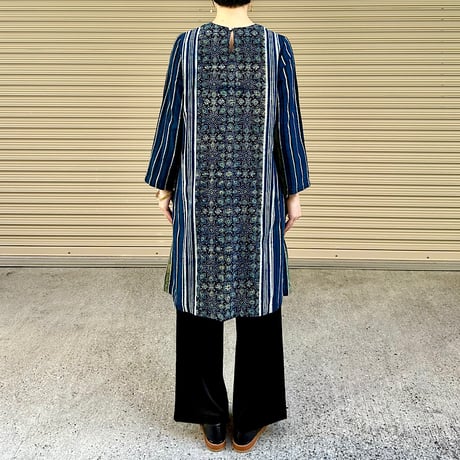 Modern Ajrakh Mango Dress