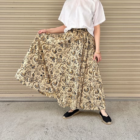 Kalamkari Block Printed Mermaid long Skirt