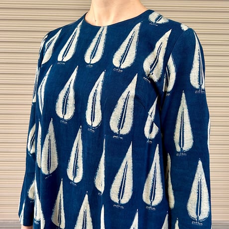 Modern Ajrakh Mango Dress