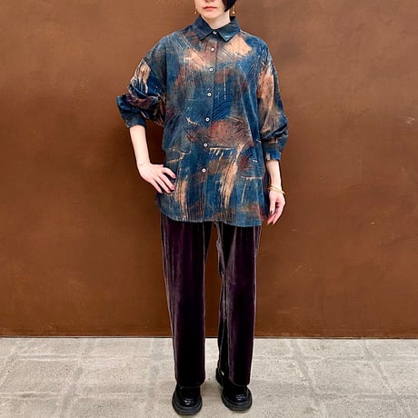 Modern Ajrakh Over Sized Shirt