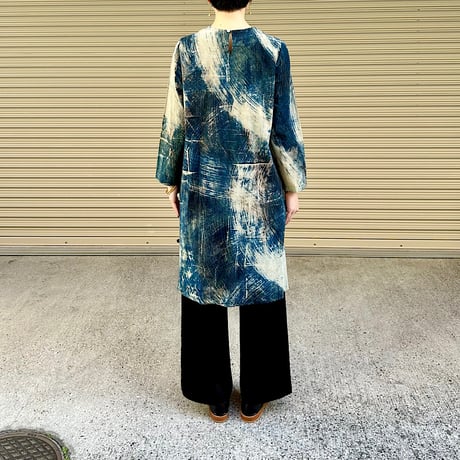 Modern Ajrakh Mango Dress