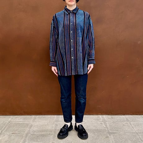 Modern Ajrakh Over Sized Shirt