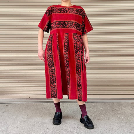 Ajrakh Print Summer Dress《Long / Midi》