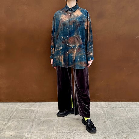Modern Ajrakh Over Sized Shirt