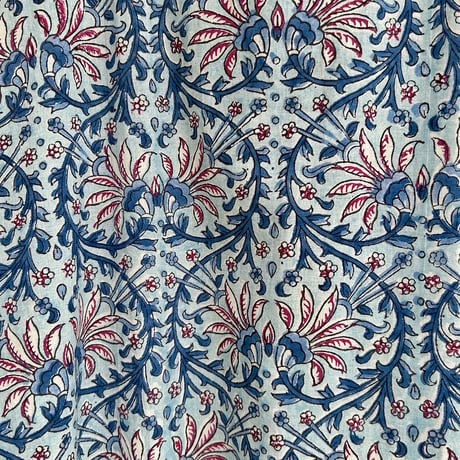 Sanganer Hand Block Printed Side Gather Dress