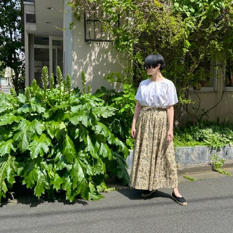 Kalamkari Block Printed Mermaid long Skirt