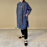 Dolman Sleeve Long Shirt〈Bagru〉