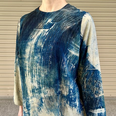 Modern Ajrakh Mango Dress