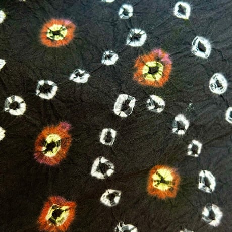 Shibori Dyed Tucked Pants