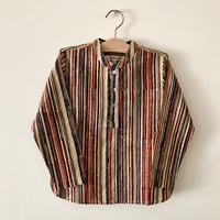 GAYA Renu, Short Kurta Shirt (Colorful Stripe)