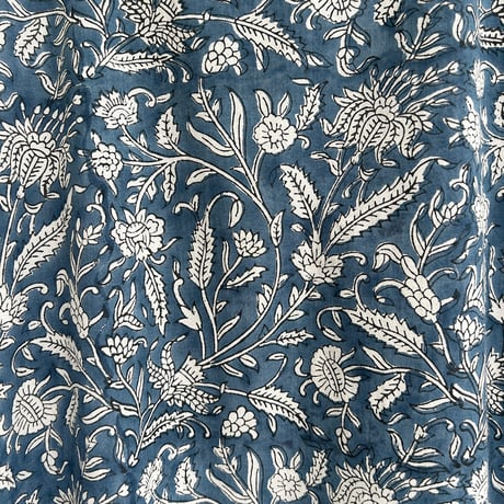Sanganer Hand Block Printed Side Gather Dress