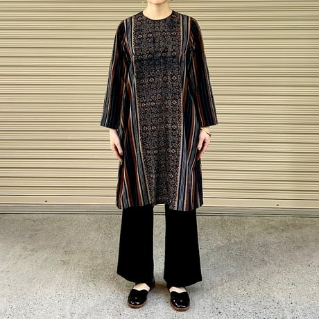 Modern Ajrakh Mango Dress